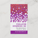 Search for pixels business cards Technology