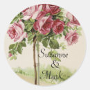 Search for vintage rose wedding stickers Victorian