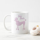 Search for vintage poodle mugs Pink
