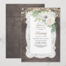 Search for country chic bridal shower invitations Vintage