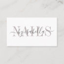 Search for nail salon business cards Manicurist