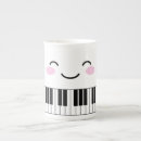 Search for piano key mugs Cartoon