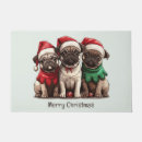 Search for pug christmas doormats Puppy