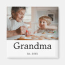 Search for holiday photo magnets Typography