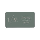 Search for matching stamps return address labels Green