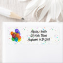 Search for confetti return address labels Fun