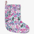 Search for flower christmas stockings Purple