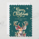 Search for buck christmas cards Watercolor
