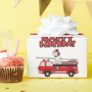 Search for fire trucks wrapping paper Firefighter