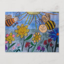 Search for honey bee postcards Floral