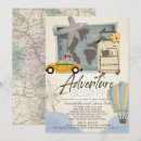 Search for map invitations Blue