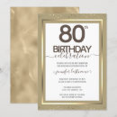 Search for formal 80th birthday invitations Elegant