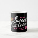 Search for sweet 16 mugs Girl