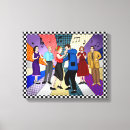 Search for loving couple canvas prints Retro
