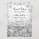 Search for winter sweet 16 invitations Silver