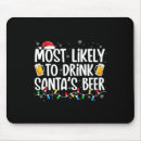 Search for drinking buddy mouse mats Santa claus