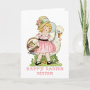 Search for happy sister easter cards Vintage