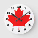 Search for canadian flag clocks Country