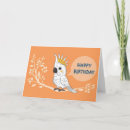 Search for cockatoo birthday cards Animal