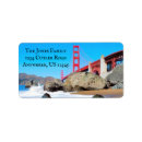 Search for bridges return address labels Golden gate bridge