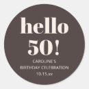 Search for 50th birthday stickers Simple