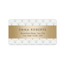 Search for white diamonds return address labels Gold
