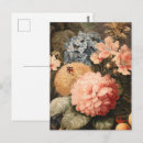 Search for vintage floral still life postcards Garden
