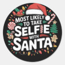 Search for selfies stickers Santa