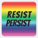 Search for persist square stickers Resist