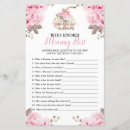 Search for who knows mommy best game invitations Watercolor