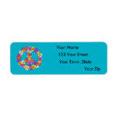 Search for pink and purple return address labels Orange