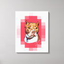 Search for portrait canvas prints Pitbull