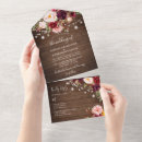 Search for floral wood invitations Rustic country