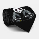 Search for panda bear ties Black and white