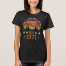 Search for awesome since 1971 tshirts Birthday