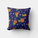 Search for orange and navy blue cushions Boho