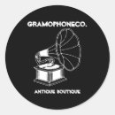 Search for gramophone stickers Vintage
