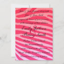 Search for neon pink wedding invitations Bright