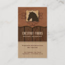 Search for stable business cards Horseback riding