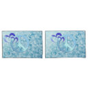 Search for hearts design pillowcases Blue