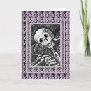 Search for purple skull halloween cards Skeleton