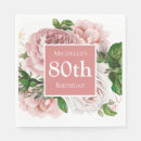 Search for 80th birthday napkins Vintage