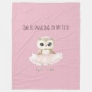 Search for owl blankets Pink