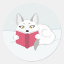 Search for fox in snow stickers Foxes