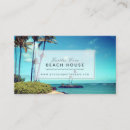 Search for beach house business cards Tropical