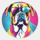 Search for boxer dog stickers Colourful