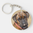 Search for boxer dog key rings Headshot