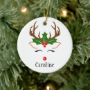 Search for reindeer christmas tree decorations Holly