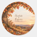 Search for oak tree wedding stickers Couple