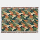 Search for military camo blankets Brown